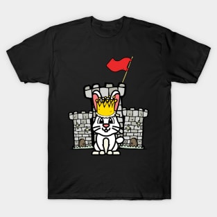 Cute Bunny is king of the castle T-Shirt